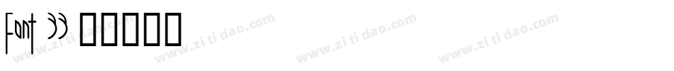 Font 33字体转换